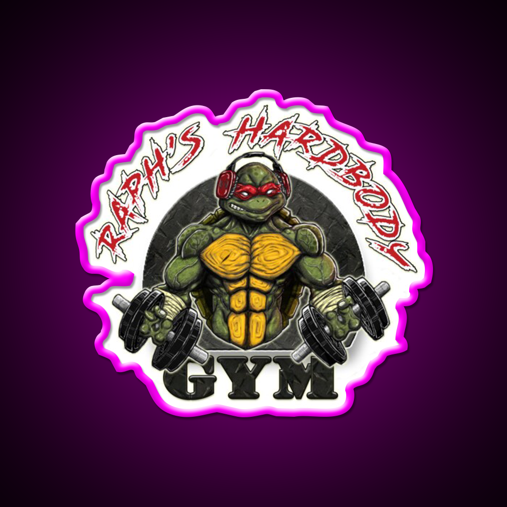 Raphs Gym Fitness Led Neon Sign Rgb Color