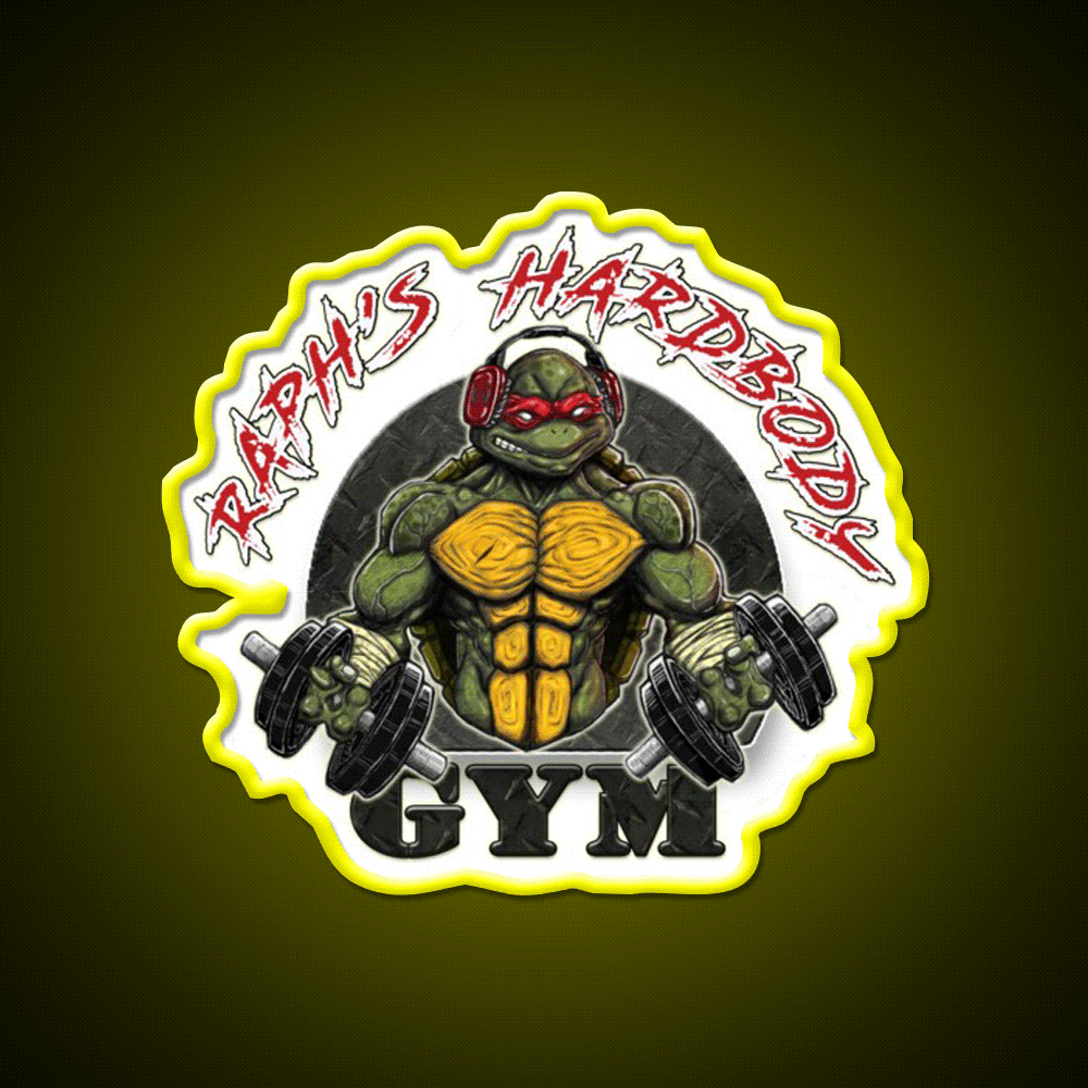 Raphs Gym Fitness Led Neon Sign Rgb Color