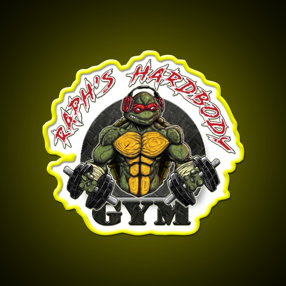 Raphs Gym Fitness Led Neon Sign Rgb Color