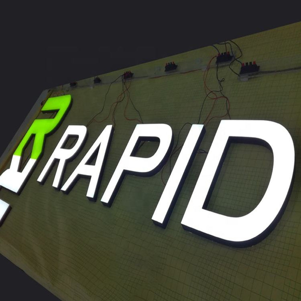 Rapid Real 3D Frontlit Channel Letters Led Light Sign