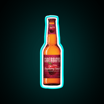 Raspberry Smash Hard Cider Cocktail Bar Decor Led Neon Sign Rgb Color - Shineneon