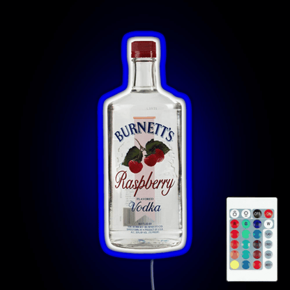 Raspberry Vodka Rgb Led Neon Sign Pop Wall Art