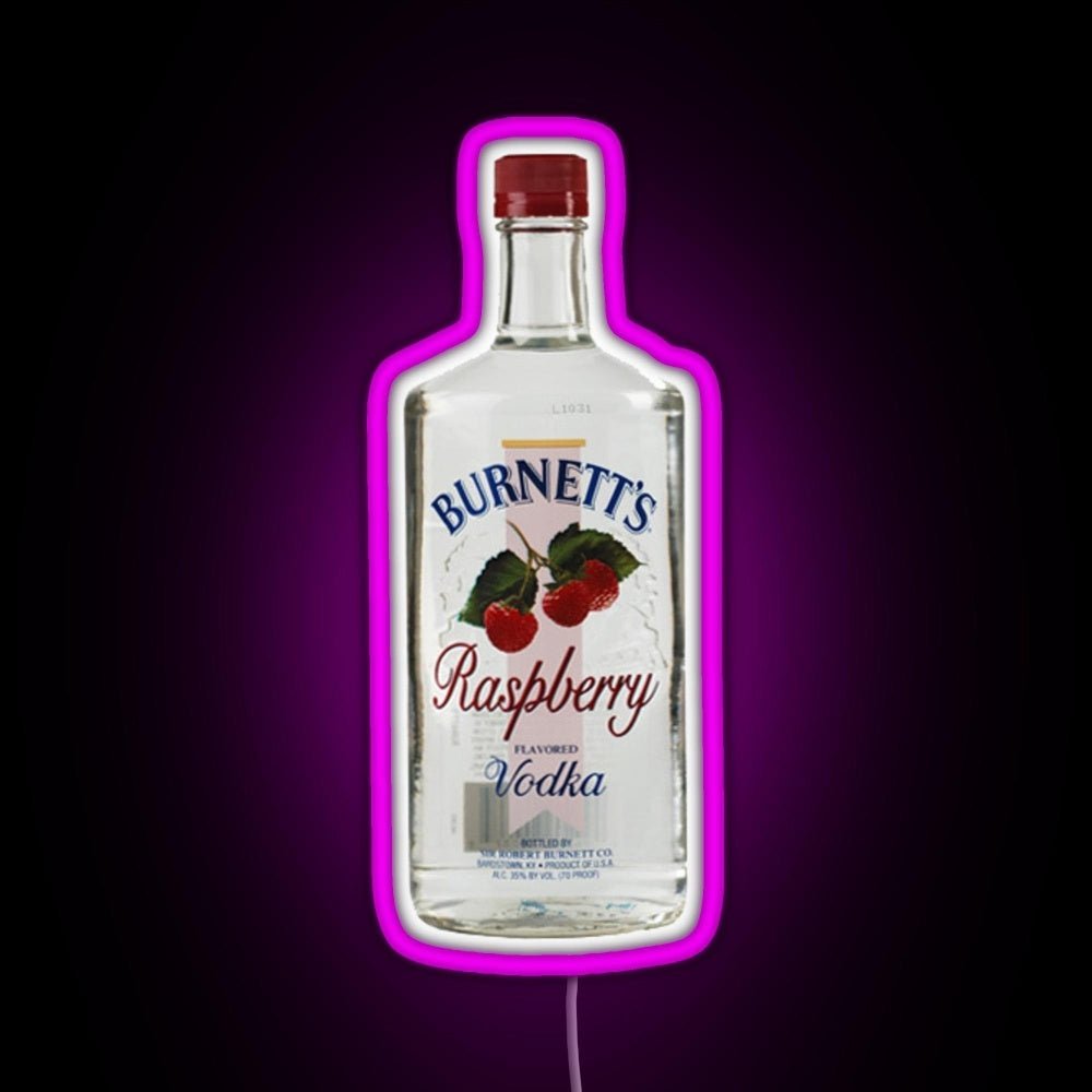 Raspberry Vodka Rgb Led Neon Sign Pop Wall Art - Shineneon
