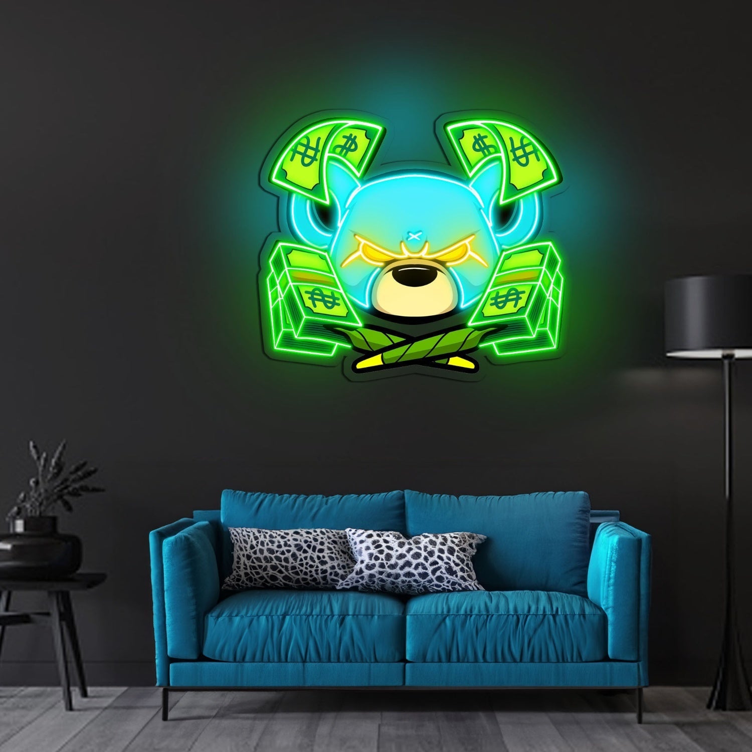 Rat Rich Cartoon Led Neon Sign X Acrylic Artwork - Shineneon