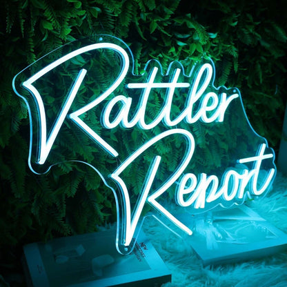Ratter Report Blue Led Neon Sign - Shineneon