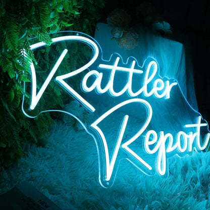 Ratter Report Blue Led Neon Sign - Shineneon