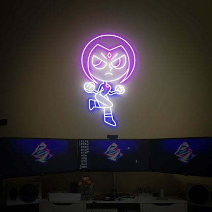 Raven Teen Titans Led Neon Sign For Game Room | Shineneon