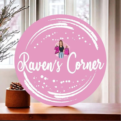 Ravens Corner Acrylic Business Logo Sign - Shineneon