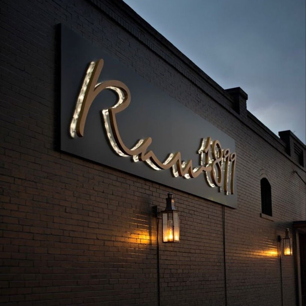 Raw 1899 3D Backlit Channel Letters Led Light Sign - Shineneon