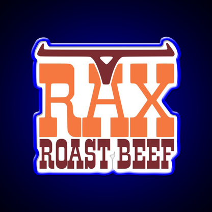 Rax Restaurants Fast Food Led Neon Sign For Burger Place Rgb Color