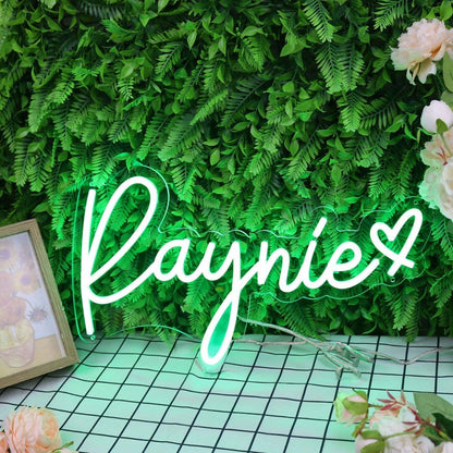 Raynie Green Led Neon Sign - Shineneon
