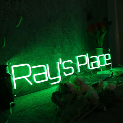 Rays Place Green Led Neon Sign | Shineneon