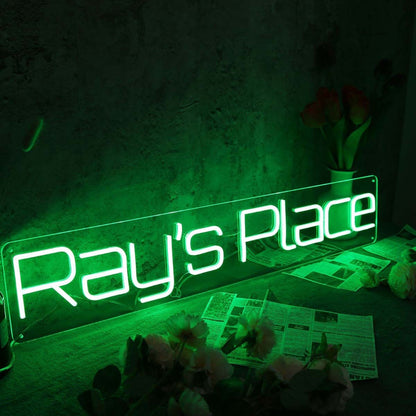 Rays Place Green Led Neon Sign | Shineneon