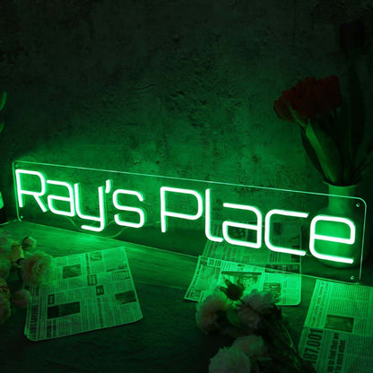 Rays Place Green Led Neon Sign | Shineneon