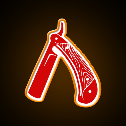 Razor Red Barber Shop Haircut Led Neon Sign - LED neon sign view 6