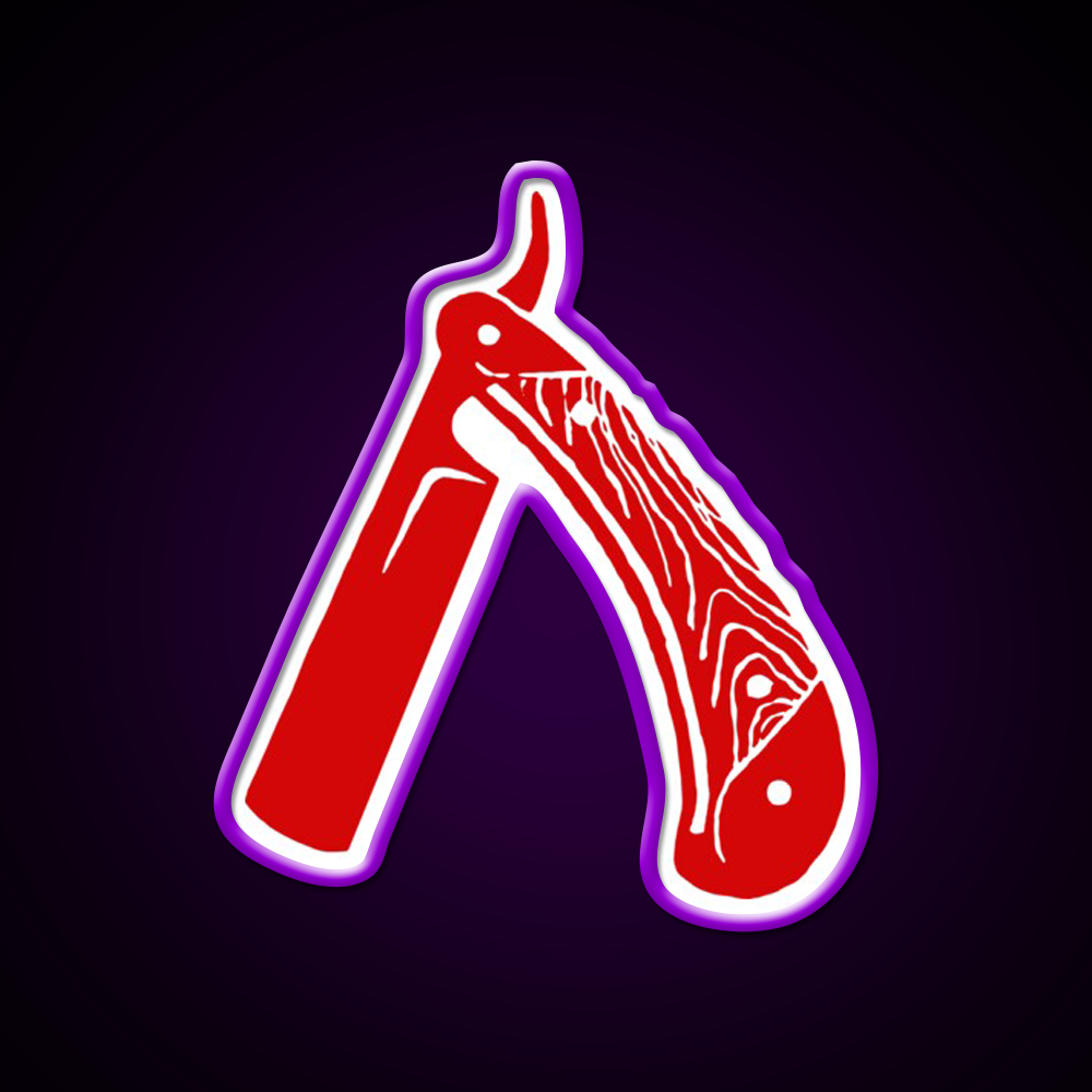 Razor Red Barber Shop Haircut Led Neon Sign - LED neon sign view 9