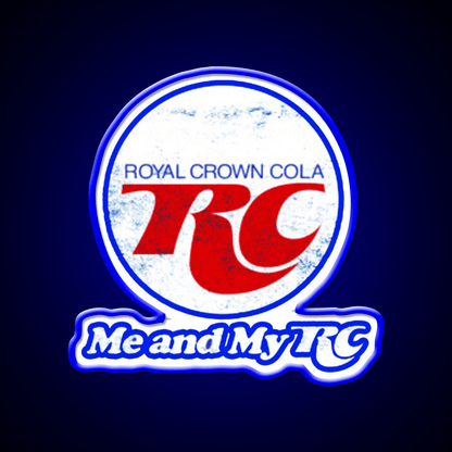 Rc Cola Soda Fast Food Led Neon Sign For Burger Place Rgb Color - Shineneon