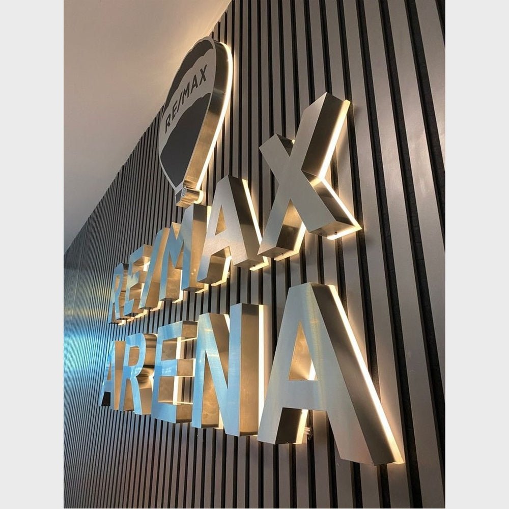 Re Max Arena 3D Backlit Channel Letters Led Light Sign - Shineneon