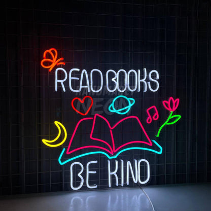 Read Books Be Kind Led Sign Books Lover Decor | Shineneon