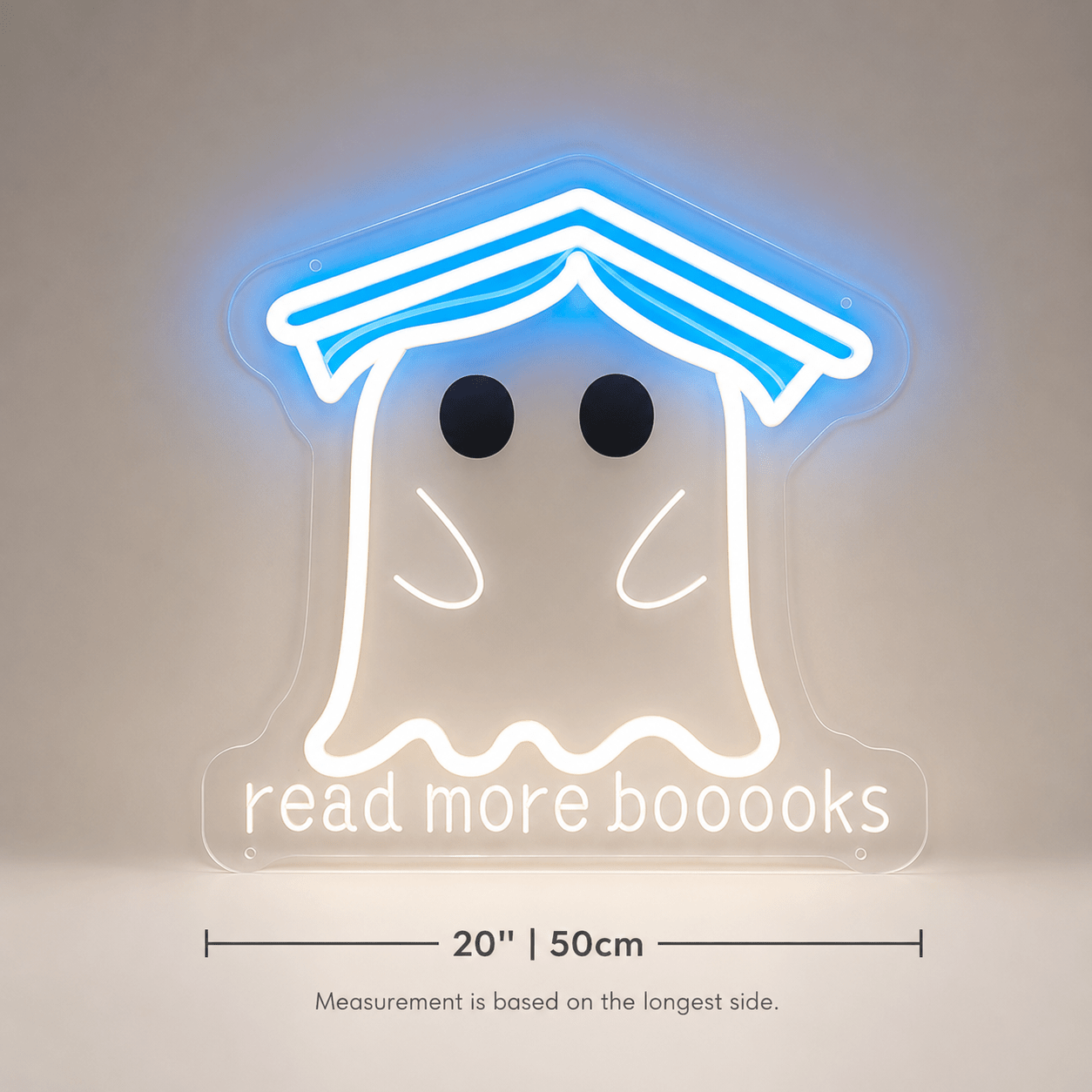 Read More Boooooks LED Neon Sign - Shineneon