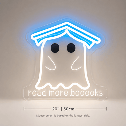 Read More Boooooks LED Neon Sign - Shineneon