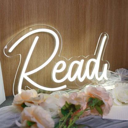 Read White Led Neon Sign - Shineneon