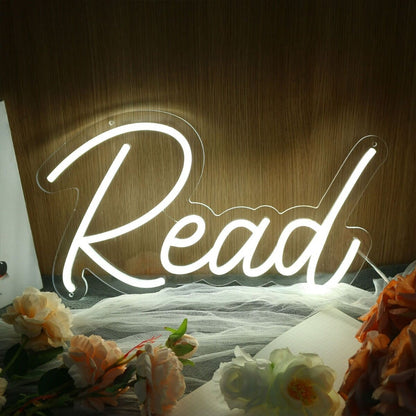 Read White Led Neon Sign - Shineneon