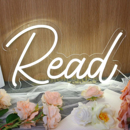 Read White Led Neon Sign - Shineneon