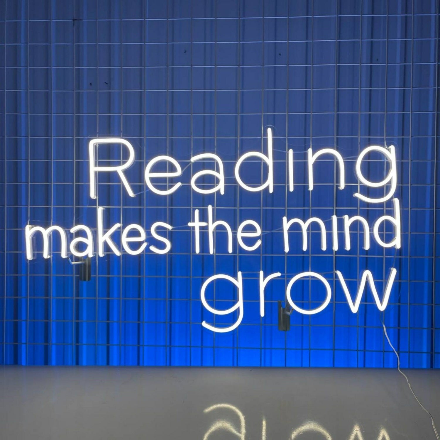 Reading Makes The Mind Grow Led Neon Sign Book Quote Neon Led Sign | Shineneon