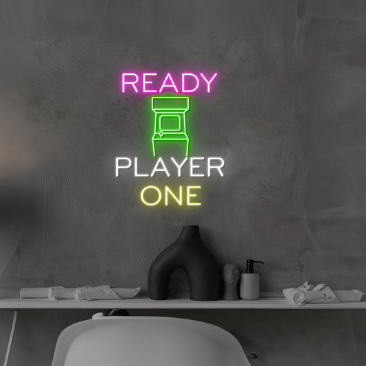 Ready Player One Neon Sign