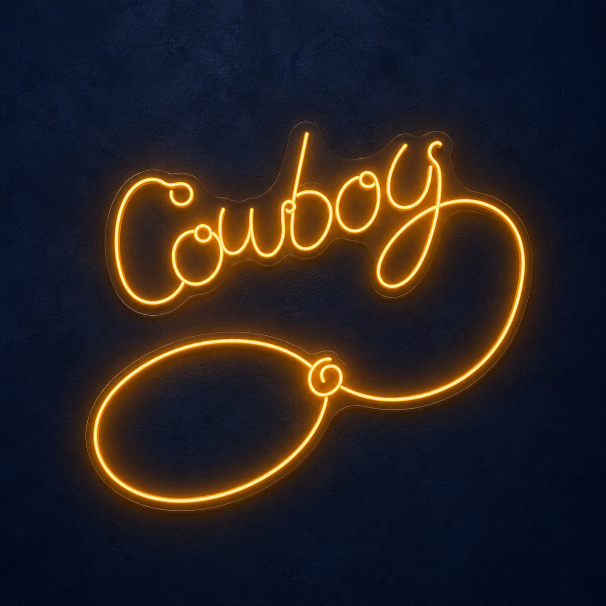 Cowboy Lasso LED Neon Sign - product hero