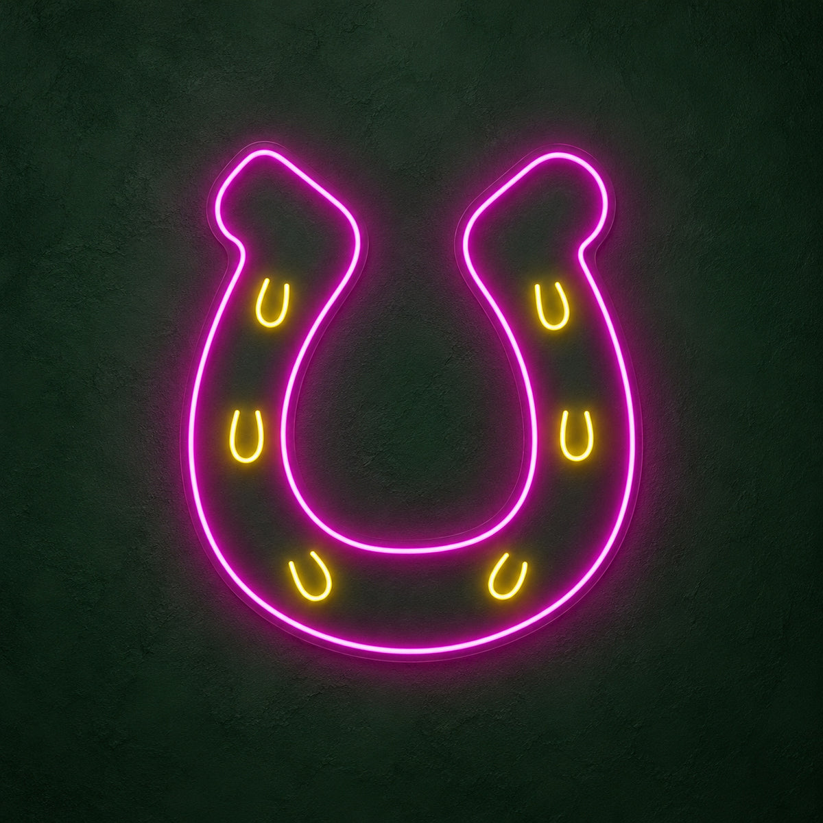 Lucky Horseshoe LED Neon Sign - product hero