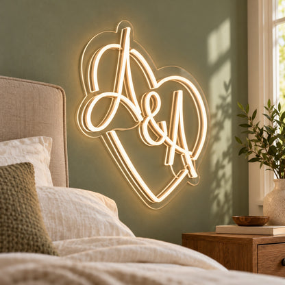 A And A LED Neon Sign - lifestyle view