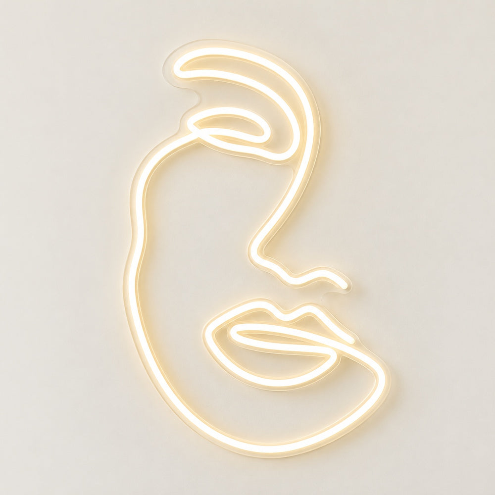 Abstract Woman Face LED Neon Sign – Shineneon