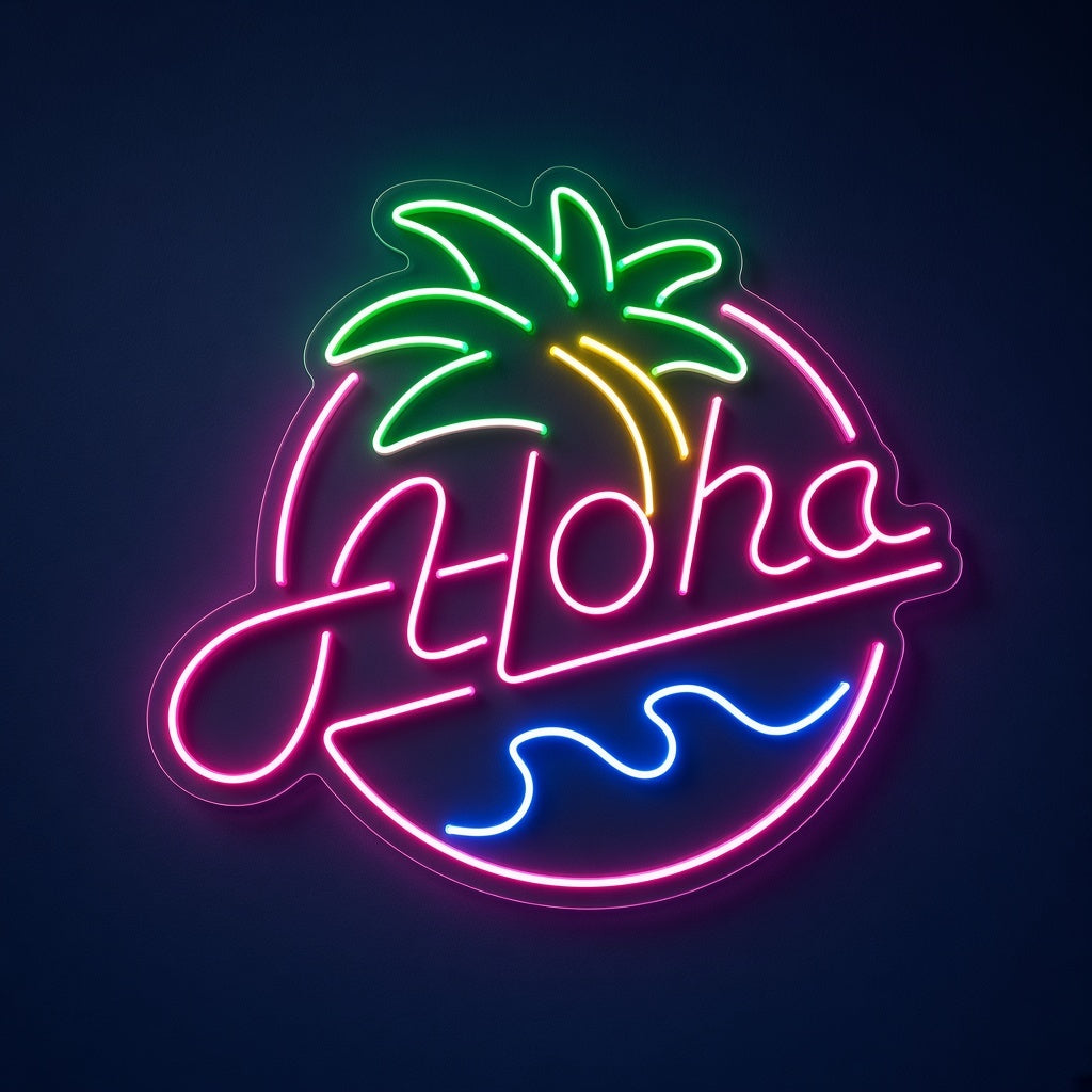 Aloha LED Neon Sign - product hero