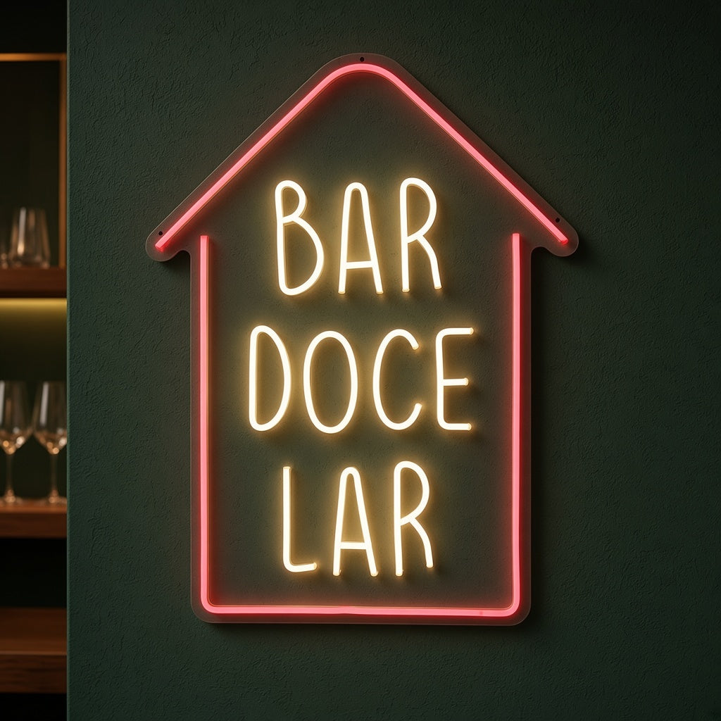 Bar Doce Lar LED Neon Sign - product hero