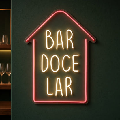 Bar Doce Lar LED Neon Sign - product hero