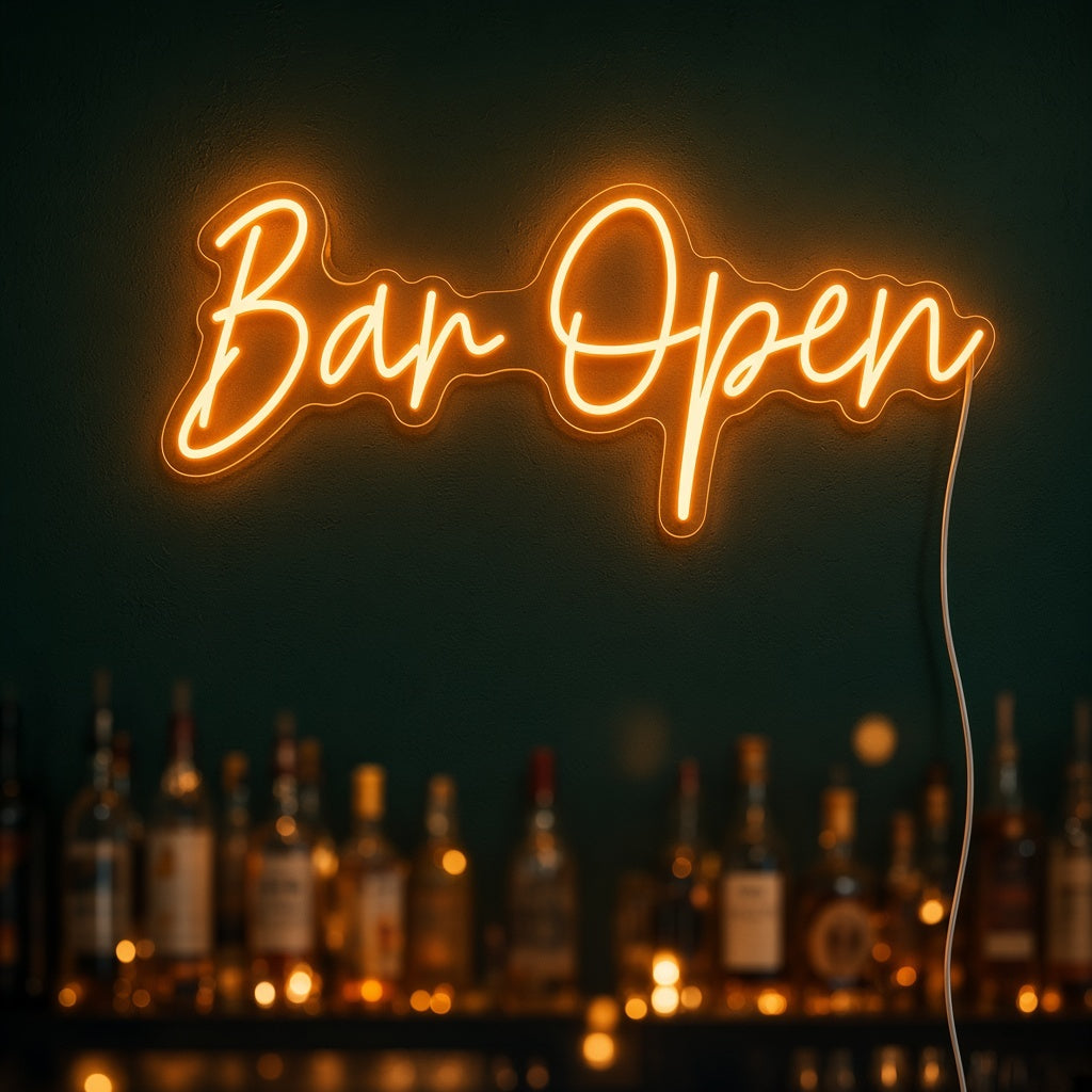 Bar Open LED Neon Sign - product hero