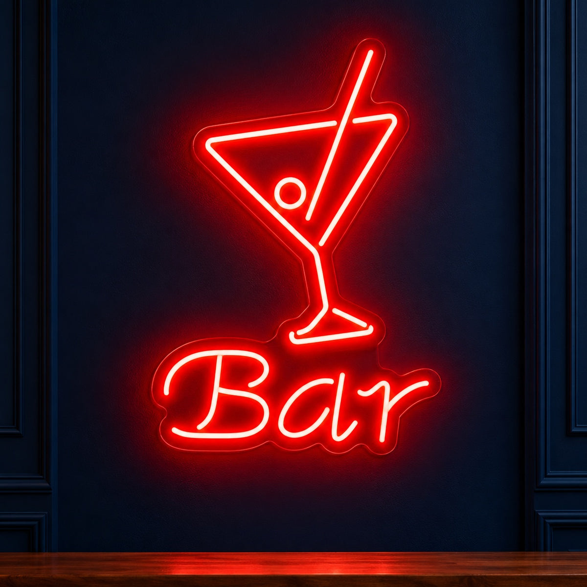Bar Martini Glass LED Neon Sign - product hero