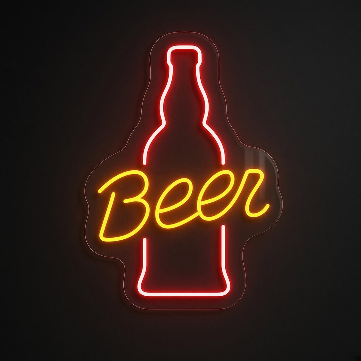 Beer Bottle Bottle Beer for Bar Pub Man Cave LED Neon Sign - product hero