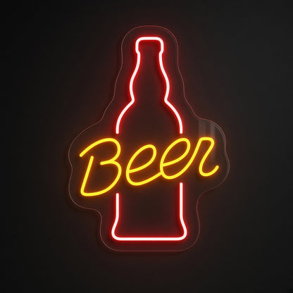 Beer Bottle Bottle Beer for Bar Pub Man Cave LED Neon Sign - product hero