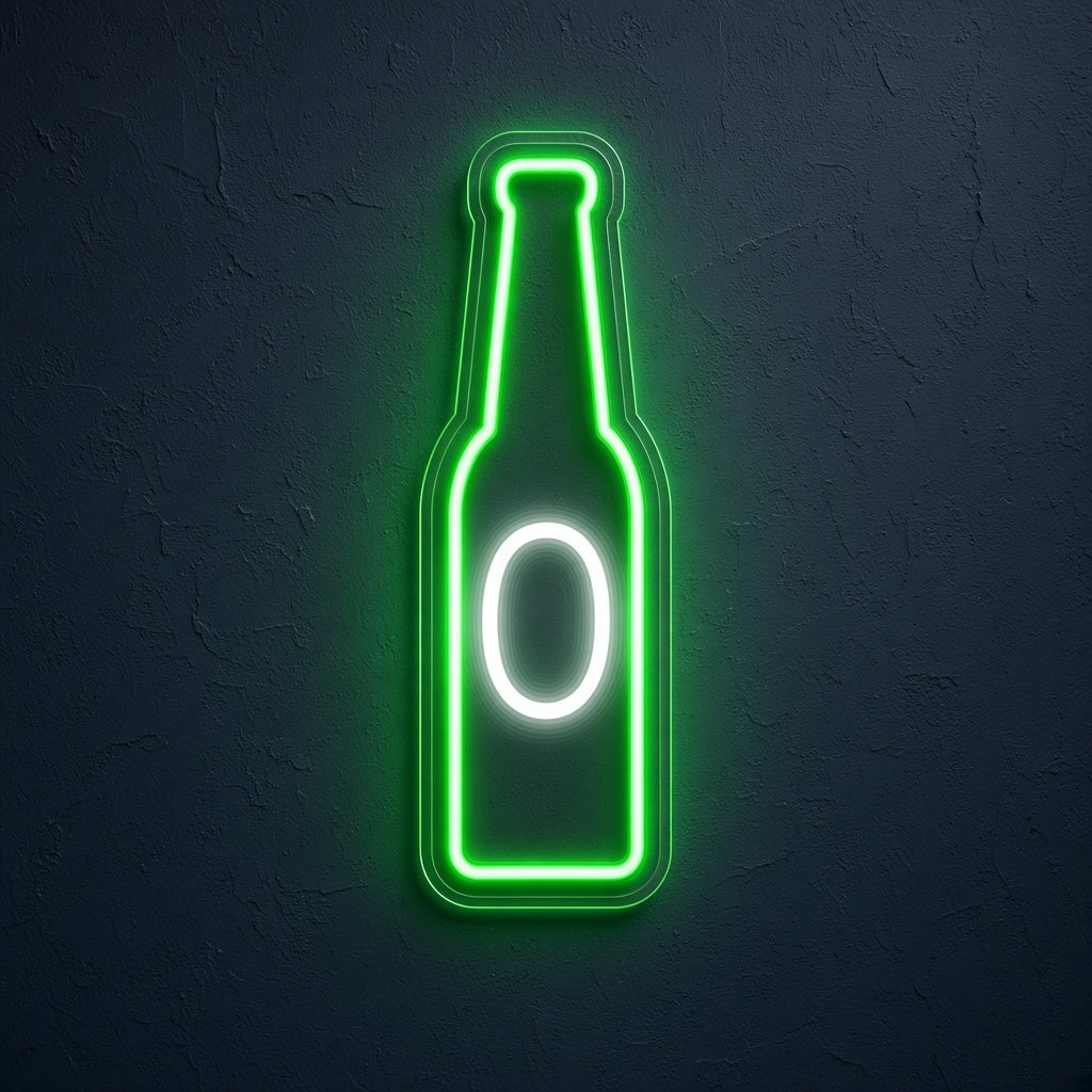 Beer Bottle LED Neon Sign - product hero