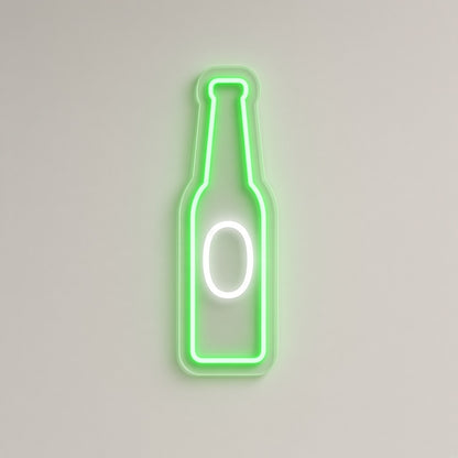Beer Bottle LED Neon Sign - natural light view