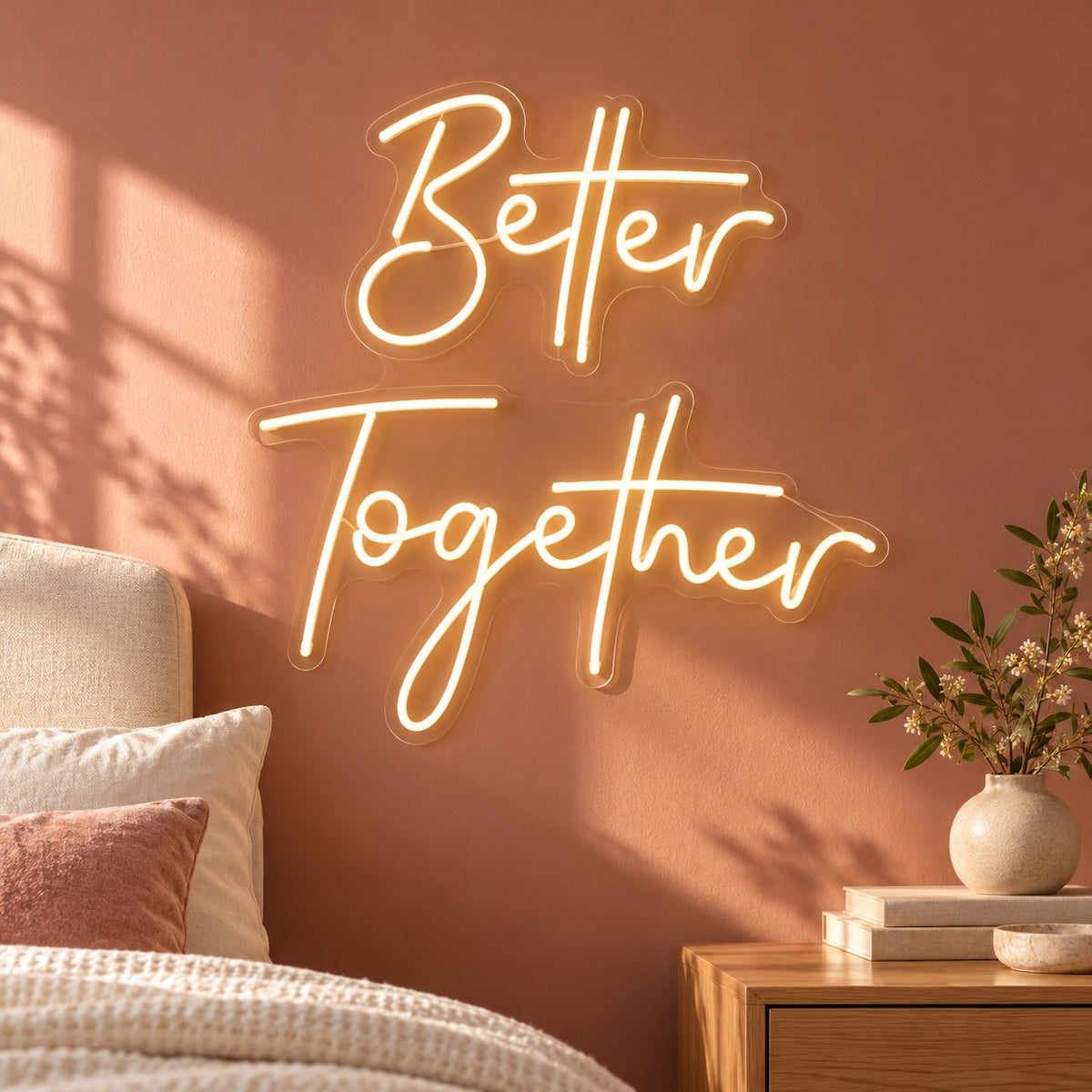 Better Together LED Neon Sign - lifestyle view