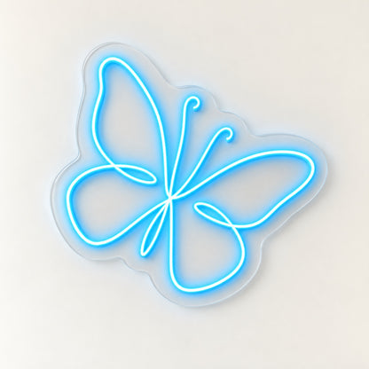 Butterfly LED Neon Sign - natural light view