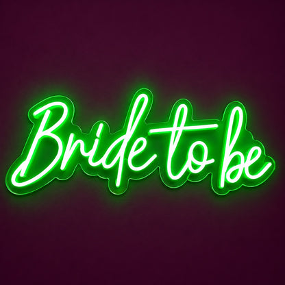 Bride To Be LED Neon Sign - product hero