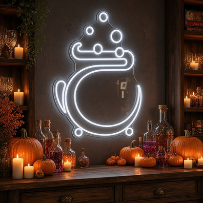 Bubbling Cauldron LED Neon Sign - advertising view