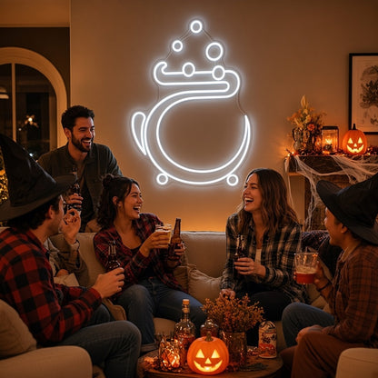 Bubbling Cauldron LED Neon Sign - lifestyle view