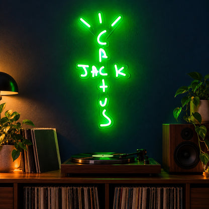 Cactus Jack LED Neon Sign - advertising view