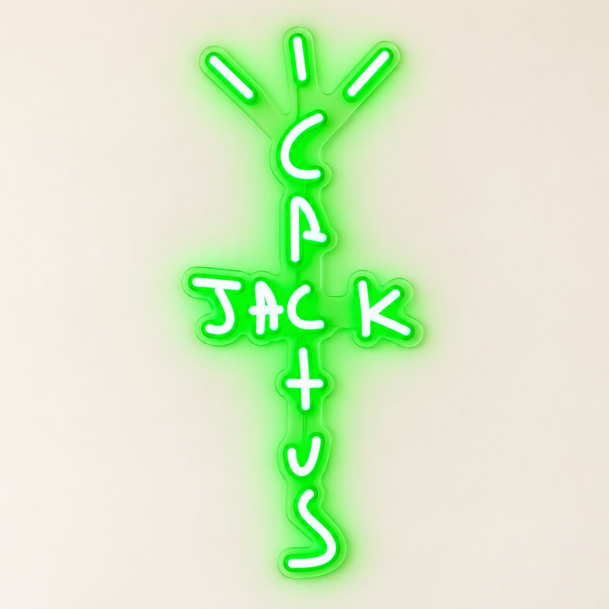 Cactus Jack LED Neon Sign - natural light view
